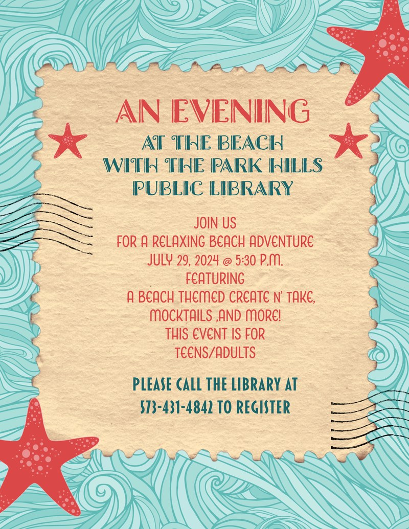 An Evening at the Beach Adult/Teen Activity