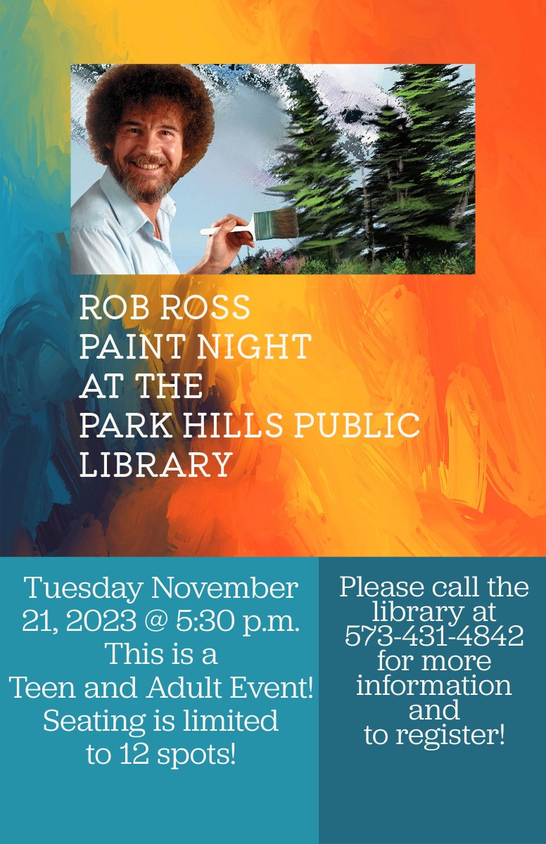 Bob Ross Fall Paint Night