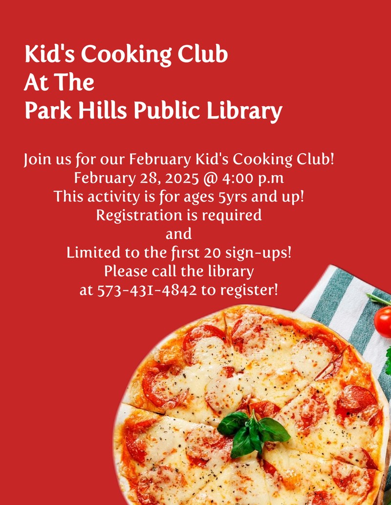 February Kid's Cooking Club