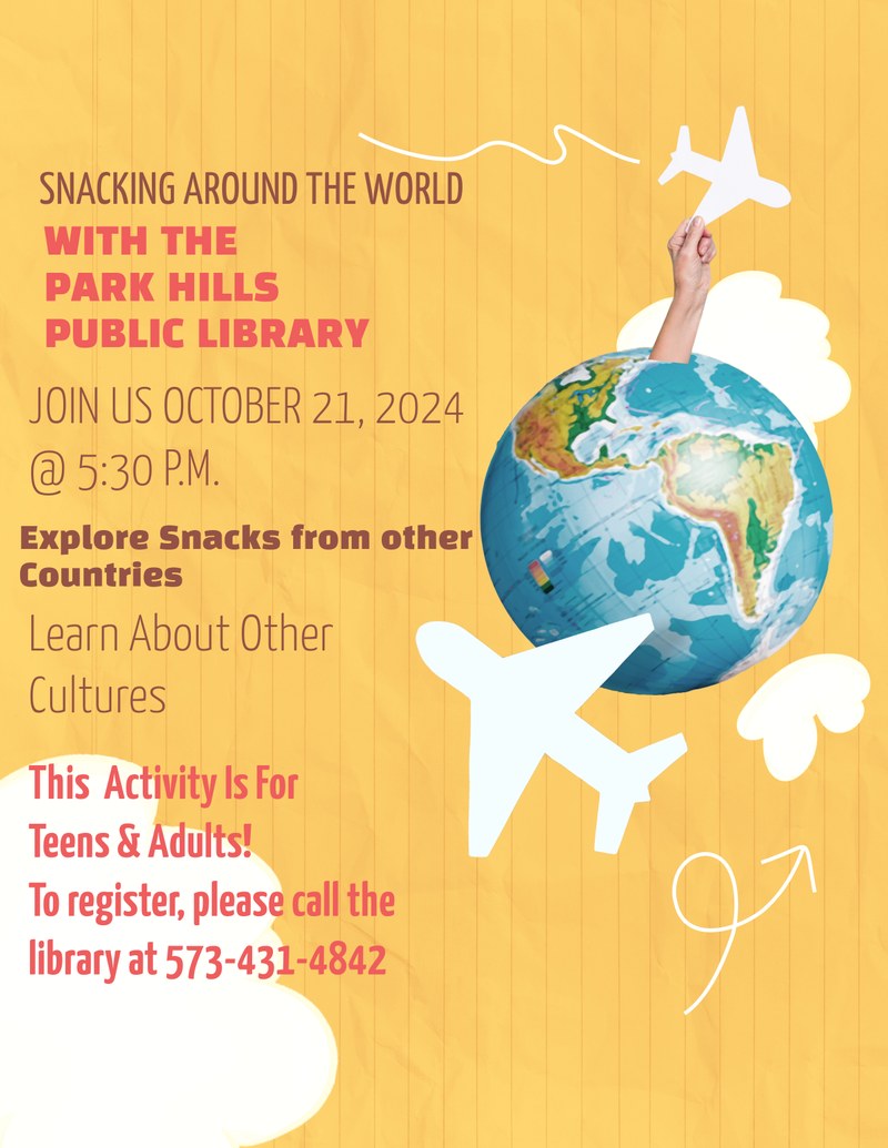 Snacking Around the World Teen/Adult Program