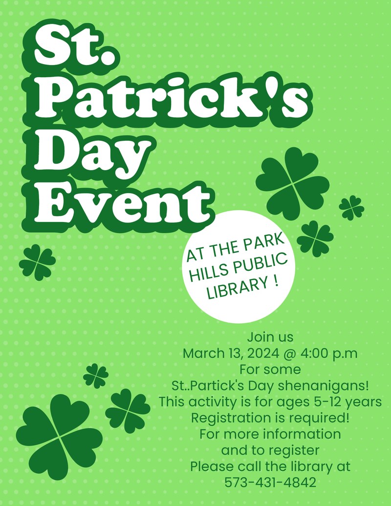 St. Partick's Day Kid's Activity