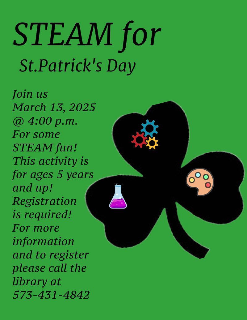 St.Patrick's Day STEAM Event